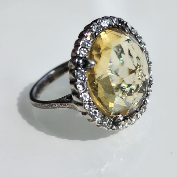 Premier Designs "Sublime" halo cocktail statement ring size 7 - Picture 4 of 16